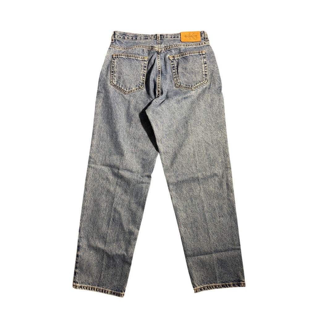 Vintage Calvin Klein Jeans Medium Wash Straight Leg Union Made USA Mens 32x29
